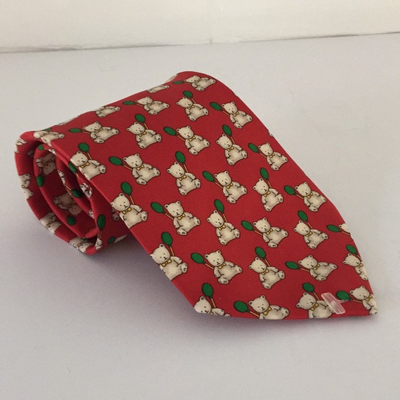 Christmas teddy bear tie ~ new with tags, Mens Christmas Tie, Mens Accessory - Picture 2 of 6